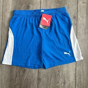 Puma electric blue boys shorts perfect for any sport practice